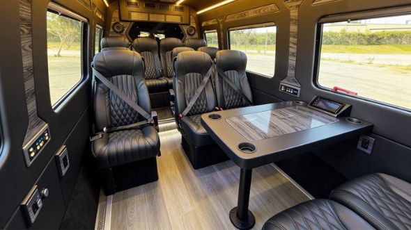 cincinnati 12 passenger sprinter van interior
