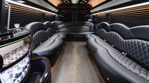 sprinter limousine inside cincinnati